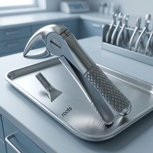Extractor de Dientes Manual Desechable, Ergonómico, de Acero Inoxidable, Instrumento Quirúrgico Dental ASAP para Dentistas, Clase II CE - Product Image 2