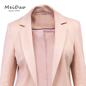 MEIDAO-020079 Beige Business Casual Lungo Anteriore Aperto <span class=keywords><strong>Blazer</strong></span> Per Le Donne di Stile - Product Image 4