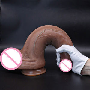 Dildo géant réaliste taille <span class=keywords><strong>XXL</strong></span> pour femmes avec ventouse, silicone de qualité alimentaire, étanche et alimenté par batterie - Product Image 3