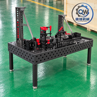 Plateforme de soudage flexible 3D conforme aux normes CE, fournie directement par l'usine, poste de travail en fonte pour soudage avec pieds de support, vente en gros