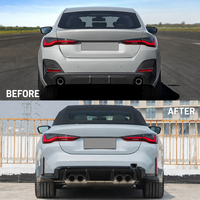 Kit carrosserie de mise à niveau style M4 en PP pour pare-chocs avant et arrière de BMW Série 4 G22 G23 G26 2020 2021 2022 2023 2024 2025 2026 2 portes 4 portes