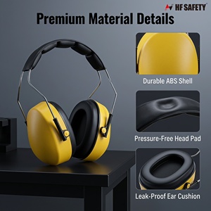 Couvre-oreilles de sécurité insonorisés avec <span class=keywords><strong>bandeau</strong></span>, mousse acoustique interne, protège-oreilles de sécurité <span class=keywords><strong>pour</strong></span> l'atelier, <span class=keywords><strong>pour</strong></span> <span class=keywords><strong>dormir</strong></span> - Product Image 6