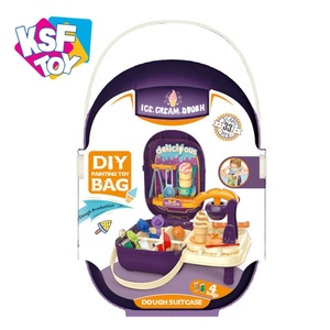 Intelligente pâte à <span class=keywords><strong>modeler</strong></span> semblant jouer <span class=keywords><strong>la</strong></span> fabrication de crème glacée valise kit couleur boue pâte serie jouet pour enfants - Product Image 3