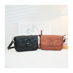 Nouveau Sac Bandoulière Rétro en Cuir Véritable pour Femme, Style Printemps 2026, Petit Sac Carré Texturé pour le Quotidien - Product Image 3