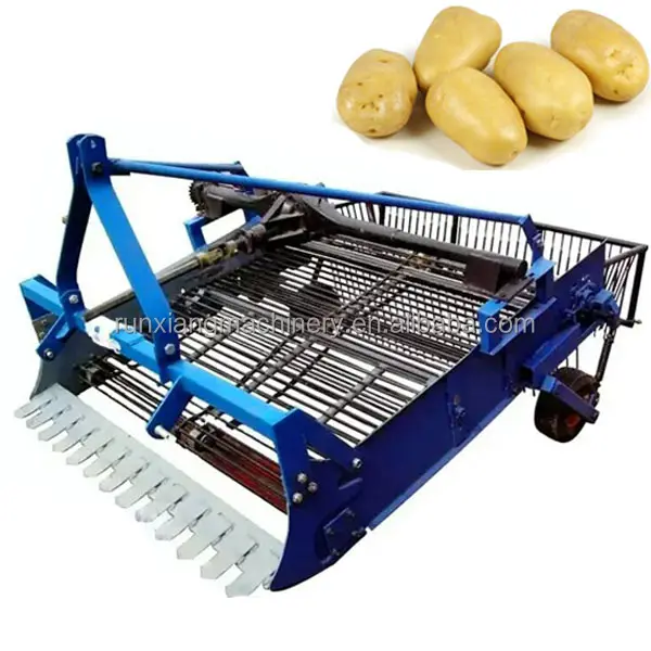 Tracteur agricole de récolte de pommes de terre douces à monter, une rangée, accès à la racine, suspension pour pommes de terre et d'arachide