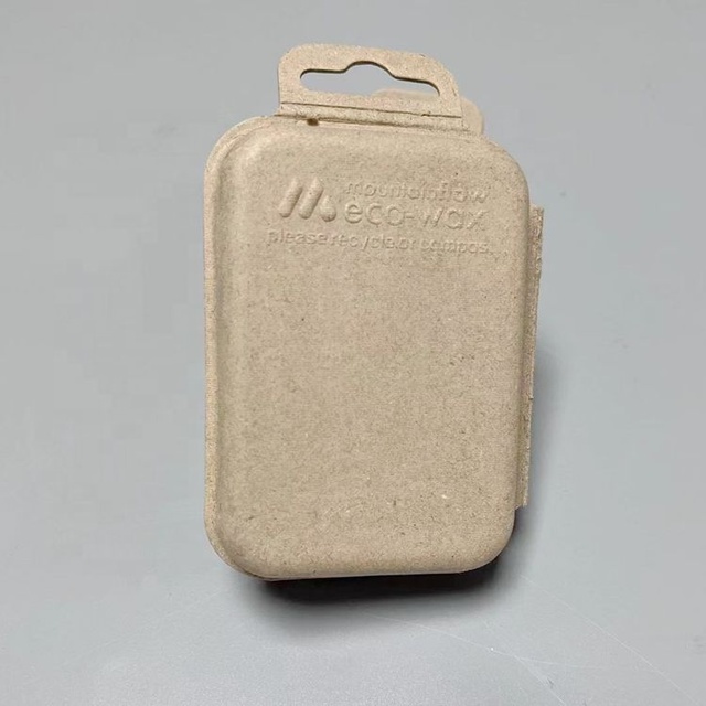 Eco-friendly Molded Paper Pulp Soap Packaging Box with Hook