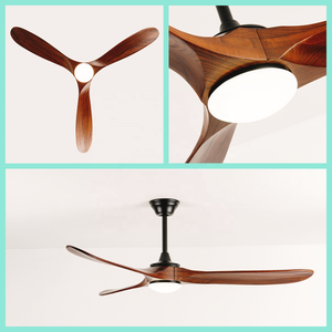52 "BLDC 3CCT LED 6 velocidades Aspas de madera <span class=keywords><strong>Ventilador</strong></span> de <span class=keywords><strong>techo</strong></span> eléctrico decorativo con luz con control remoto - Product Image 4