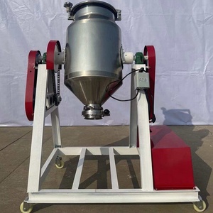 Mezcladora de Tambor de Sal Rosa Mineral de Grado Alimenticio, de Acero Inoxidable, Capacidad de 50L, Multifuncional para Procesamiento Químico - Product Image 3