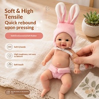 Muñeca Bebé Reborn Realista de 8 Pulgadas (20 cm), de Silicona Sólida Suave, Lavable, Tamaño de Palma de la Mano, Muñeca de Moda, Juguete de Regalo para Niños