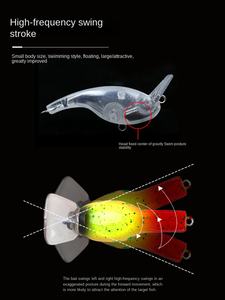 Naufrage Crankbait Pêche <span class=keywords><strong>Minnow</strong></span> 35/55mm 2.5/7.5g Pêche Shad Leurre Flutter Plongée Basse Leurre Truite Leurre - Product Image 5