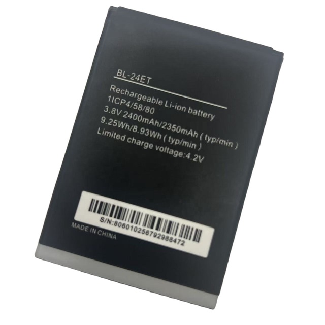 BL-24ET 2400mAh 3.8V Rechargeable Li-ion Battery for Tecno Mobile Phones ROHS Certified in Stock