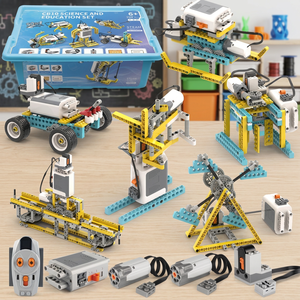 702 PCS Environmentally Friendly <b>Plastic</b> Building <b>Block</b> Set Construction Electronic Toy 1:24 Scale Mobile for 5 7 Years Modern - Product Image 3