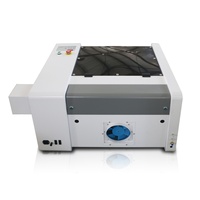 Machine de gravure et de découpe laser 60W 40*40 Modèle 4040 pour bois, papier, MDF, cristal, prend en charge les formats graphiques LAS, DST, DXF