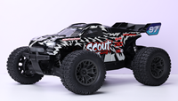 Voiture de course monster 4x4 JIUSI 1/10 haute vitesse 80 km/h, moteur brushless HOBBYWING, télécommande 2,4 GHz 5 canaux, portée 350 mètres