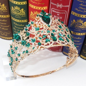 Strass de luxe <span class=keywords><strong>princesse</strong></span> Miss Univers monde diadème Pageant réglable passerelle événement <span class=keywords><strong>couronne</strong></span> pour reine de mariée - Product Image 4