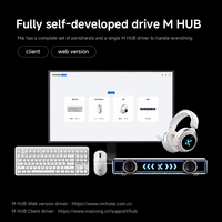 Teclado Gaming MCHOSE G87 V2 Tri-Modo con Montaje Gasket de 87 Teclas, Doble Frecuencia de Sondeo de 8K, Batería de 10000mAh para PC y Esports (Venta al por Mayor)