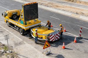 Dispositivo de Protección Vial NIHIX, Amortiguador Anticolisión Tipo Escorpión de Una Sola Capa, Modelo NIHIX-AU100K para Seguridad - Product Image 6