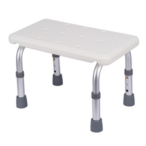 Science Bathroom <b>Stool</b> 40cm Aluminum Alloy Foldable <b>Height</b> <b>Adjustable</b> Shower Step Chair For Kids And Adults - Product Image 4