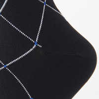 Vente en gros 20-30 Mmhg Chaussettes de compression rayées à pois Football Knee High Running Cycling Sport