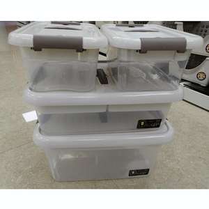 Contenedor de Almacenamiento de Plástico con Compartimento Interior, <span class=keywords><strong>Caja</strong></span> de Almacenamiento de Ropa Debajo de la Cama para Dormitorio, Organizador de Ropa Interior, <span class=keywords><strong>18</strong></span> <span class=keywords><strong>Litros</strong></span> - Product Image 6