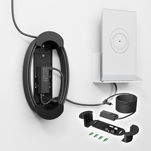 Kit de Soporte de Pared para Starlink Mini de 1000Mbps, Adaptador Ethernet Starlink Gen 2, Organizador de Cables ABS para Exteriores, Auto, RV - Product Image 1