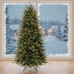 Árbol de Navidad Artificial Gigante Moderno de Alta Calidad de Fábrica, de 75 pies a 10 pies, de PVC y PE con Luces - Product Image 1