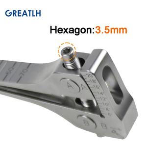 Retrator osteotomy tibiano, régua de ângulo para instrumentos ortopédicos de alta qualidade - Product Image 5