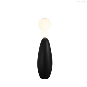 Lámpara de Pie LED E27 de Estilo Moderno para Decoración del Hogar, Sala de Estar o Dormitorio, Diseño Creativo de Calabaza, Altura Ajustable, Impermeable - Product Image 6