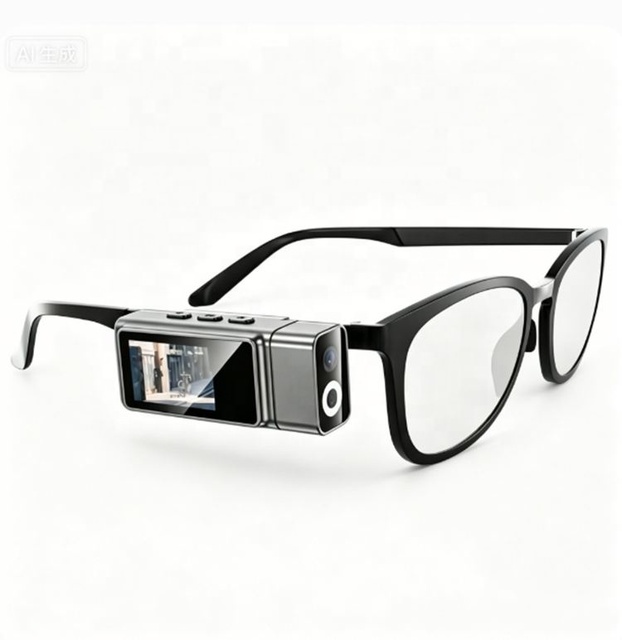 S18 Mini Sports Camera 1080P FPV Glasses Clip 0.96" LCD Screen 12MP CMOS Photo 256GB MicroSD Support LED Flashlight Wide Angle