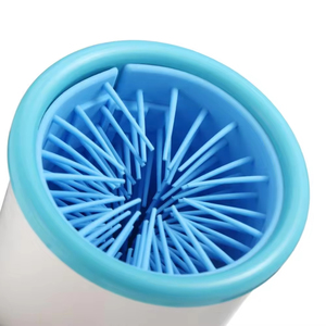 Automatic Dog Paw Grooming Cup Silicone <b>Brush</b> USB Rechargeable Eco-Friendly Foot Wash Cleaner Small <b>Pets</b> Bathing White/Black - Product Image 4