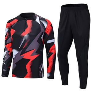 Traje <span class=keywords><strong>de</strong></span> Entrenamiento para Hombre, para Fútbol, Ropa Deportiva 25/26, Chaqueta <span class=keywords><strong>de</strong></span> Club <span class=keywords><strong>de</strong></span> Fútbol, Nailon/Cachemira, Bloques <span class=keywords><strong>de</strong></span> Color, Manga Larga - Product Image 3
