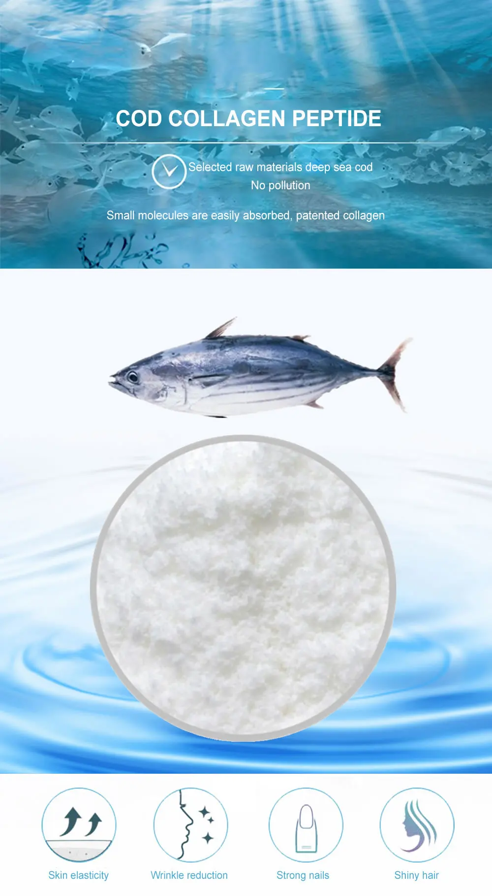  Fish Collagen Peptides Powder