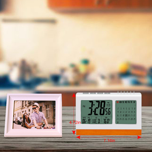 <span class=keywords><strong>Horloge</strong></span> de <span class=keywords><strong>bureau</strong></span> numérique avec calendrier et température, affichage des heures de prière, vente <span class=keywords><strong>en</strong></span> <span class=keywords><strong>gros</strong></span>, modèle T-060B - Product Image 5