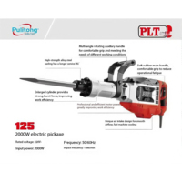 Marteau de démolition électrique Lauder Pick 120 2000W, diamètre de perforation 45 mm, 220V, briseur de béton