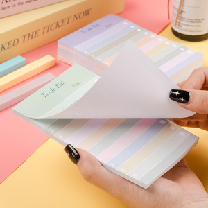 Tùy Chỉnh In Ấn Thiết Kế Phong Cách Chia Nhiều Màu Xách Tay Dính Notepad Ghi Chú Memo Pad Dễ Dàng Xé Giấy Mỏng - Product Image 6