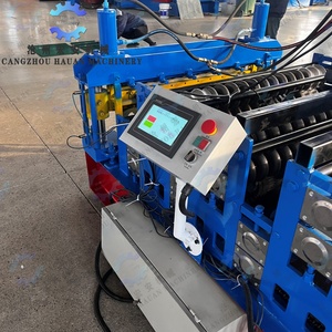 Industrial Park Double-layer Industrial Color Steel <b>Tile</b> Production Machinery Full-automatic Double-layer Roll Forming Machine - Product Image 2