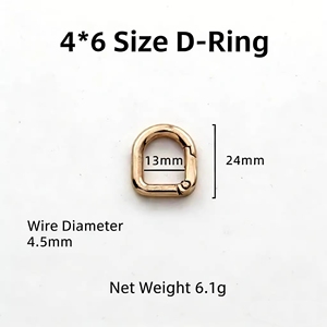 Anneaux en D à ressort <span class=keywords><strong>de</strong></span> <span class=keywords><strong>13</strong></span>-32 mm, crochets à ressort dorés en métal, boucles <span class=keywords><strong>de</strong></span> porte-clés, fermoirs pour sacs et sangles, anneaux à ressort pour porte-clés, crochets à ressort pour clés - Product Image 5
