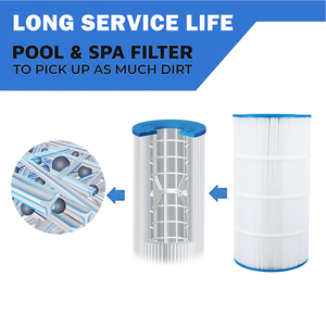 Pleatco PAP100 Compatible 100sqft Cartouche de filtre de piscine 5.88 \ "<span class=keywords><strong>OT</strong></span> 6 \" <span class=keywords><strong>OB</strong></span> 10.06 \ "D 23.88 \" L 4oz - Product Image 5