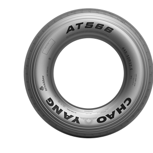 ยางรถบรรทุกเรเดียลรุ่นใหม่ TBR 445/50R22.5 AT566  ผสมยางแบบ Longlife Tread ลดความร้อน  พร้อมสายรัดเหล็กแข็งแรง - Product Image 1