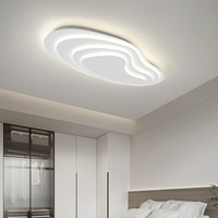 Plafonnier LED moderne et minimaliste pour salon et chambre, avec abat-jour en cristal, base en cuivre, lumière chaude tricolore, transfrontalier