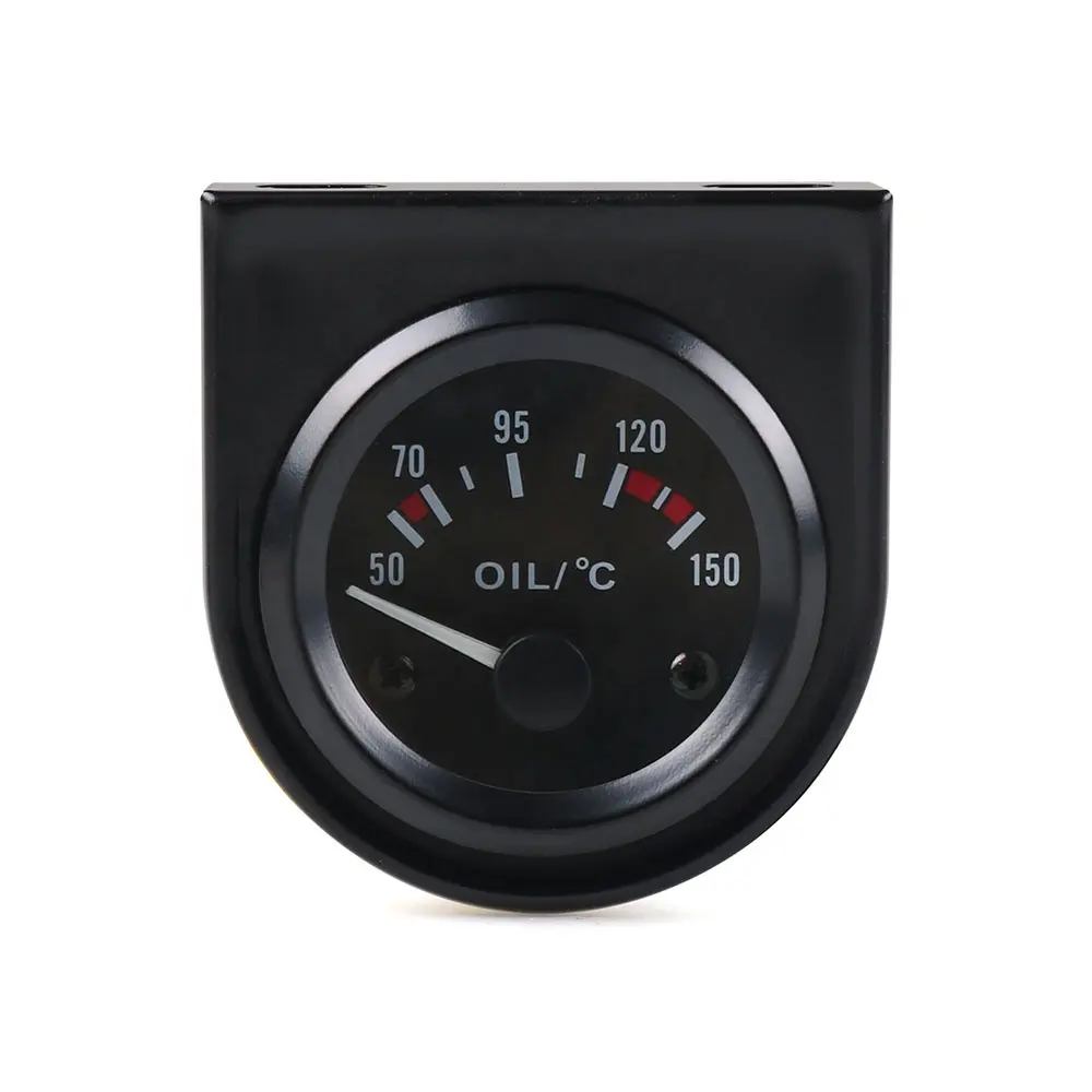 Medidor de temperatura de óleo 2 "52mm, medidor de temperatura de óleo automático 50 ~ 150 c, led branco