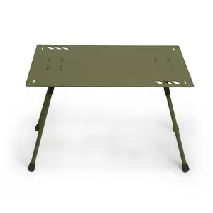 Goditi il tavolo da campeggio pieghevole in lega di alluminio leggero da esterno