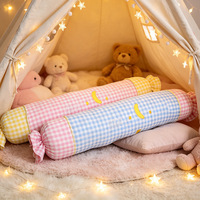Coussin long en forme de bonbon, super doux en polyester, pour câliner, compagnon de sommeil, coussin de canapé, cadeau pour dortoir