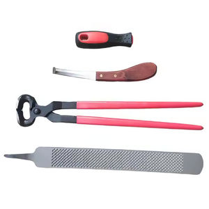 ชุดเครื่องมือตัดแต่งขนกีบม้าไฟฟ้าชุดเครื่องมือตัดขนแบบหนีบมีดจับสัตวแพทย์สำหรับดูแลรักษากีบม้าได้รับการรับรอง CE - Product Image 6