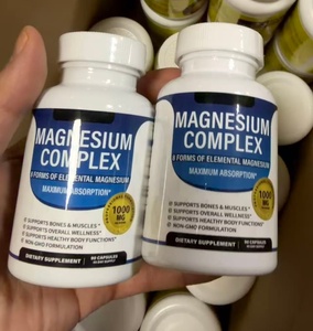 Cápsulas de Magnesio de Marca Privada OEM de Fábrica, Suplementos Herbales Complejos al por Mayor para la Salud Inmunológica y Ósea de Mujeres y Hombres - Product Image 6