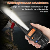 Baofeng M-5R Walkie Talkie Jangkauan Jauh Daya Tinggi Pengisi Daya Tipe-C Salin Frekuensi Nirkabel Komutator Pita Udara Radio Amatir UV-5R K5