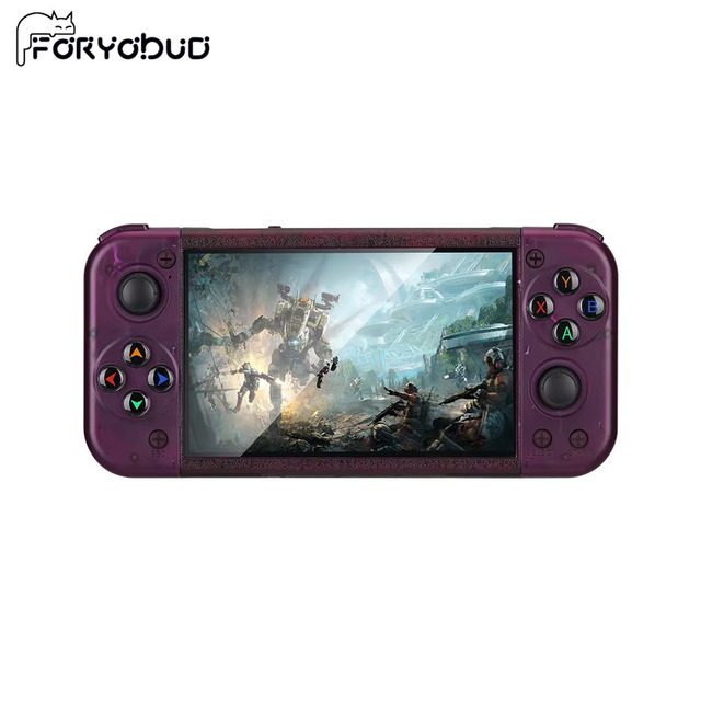 FORYOBUD Handheld Retro Game Console RG50XX 5-Inch 800x480 Display Linux 15000 License-Free Games 3000mAh Battery Touch Screen