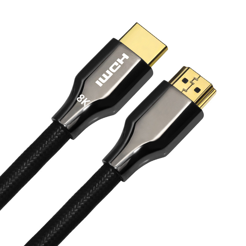 Сертифицированный кабель HDMI 8K 60 Гц версии 2,1 с поддержкой корпуса из цинкового сплава 3D FHD HDR HDCP2.2