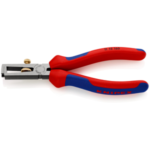 KNIPEX 11 12 160 Alicates universales para pelar cables con mangos multicomponentes negros de 160 mm - Product Image 1