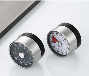 Recordatorio de cocina Temporizador mecánico Reloj despertador giratorio con imán Atracción magnética - Product Image 1